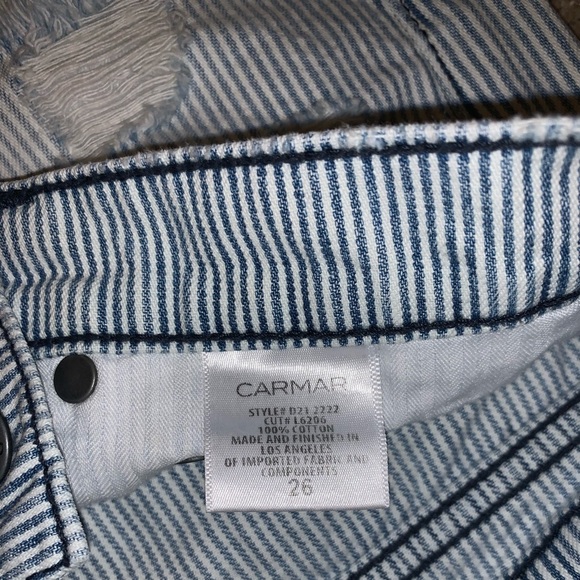 CARMAR denim shorts 26 - Picture 7 of 7